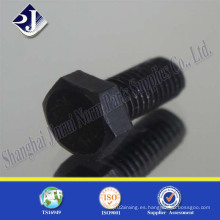 Tornillo de cabeza hexagonal Gr8.8 (negro)